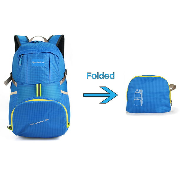 ege Lightweight Hiking Backpack Packable Waterproof Durable Travel Camping Daypack Foldable for Men Women Kids 
